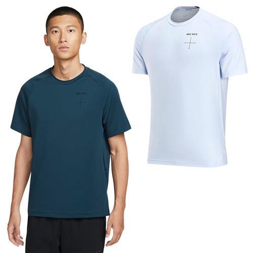 【下殺】Nike 排汗短袖上衣 男裝 透氣孔 藍綠/灰藍【運動世界】FN3009-437/FN3009-085