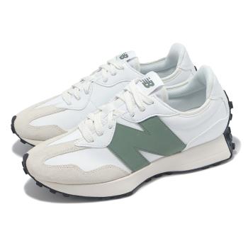 New Balance NB 休閒鞋 327 男鞋 女鞋 白 深杜松綠 復古 麂皮 U327SKC-D