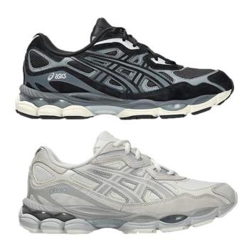 Asics 亞瑟士 休閒鞋 男鞋 GEL-NYC 黑/米灰白【運動世界】1203A739-001/1203A739-100