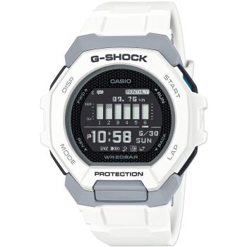 CASIO G-SHOCK 智慧藍芽多功能訓練運動錶/白/GBD-300-7