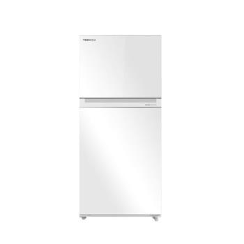 TOSHIBA 東芝 411L 變頻雙門白色冰箱-玻璃鏡面 GR-RT559WE-PGT(B5)