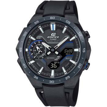 CASIO EDIFICE 疾速賽車太陽能智慧藍芽計時錶/ECB-2200PB-1A