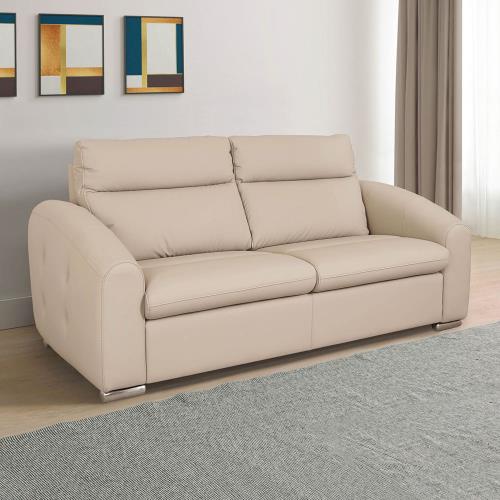 【Homelike】 喜家居三人座貓抓皮沙發(2510)