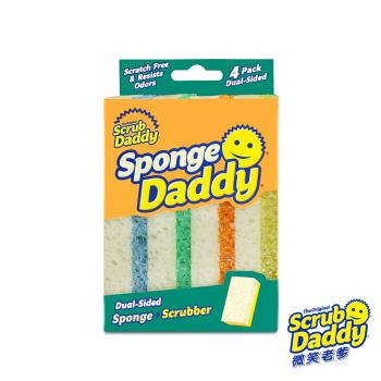 《Scrub Daddy微笑老爹》雙面小妹菜瓜布-彩色4入