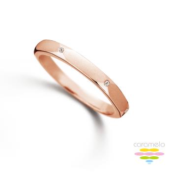彩糖鑽工坊 14K 玫瑰金 鑽石戒指 Truly Love 系列 (天然鑽石)