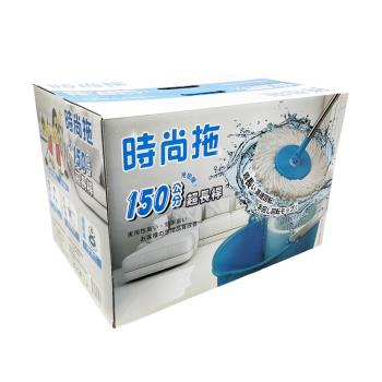 時尚拖超長桿手壓式旋轉拖把組 拖把組 平板拖把組 懶人拖把 旋轉拖把