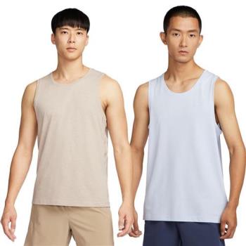 【下殺】Nike 無袖背心 男裝 排汗 透氣孔 燕麥/灰藍【運動世界】DV9834-248/DV9834-085