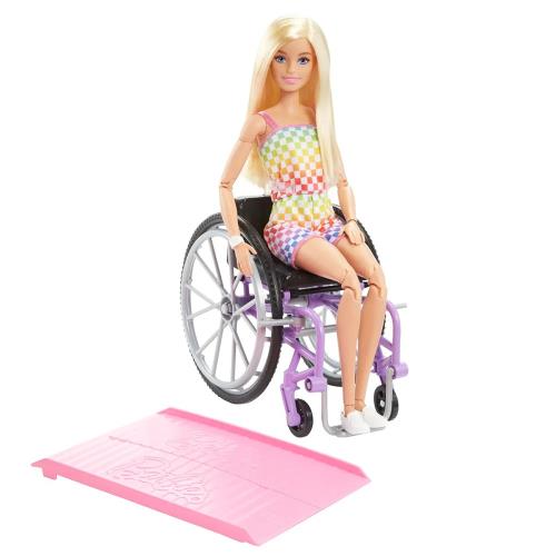 MATTEL 芭比輪椅組合連娃娃