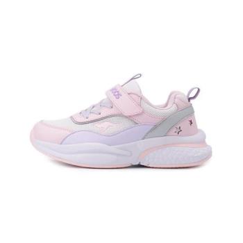 KANGAROOS STAR LIGHT 魔鬼氈運動鞋 紫粉 KK51263 中大童鞋 鞋全家福