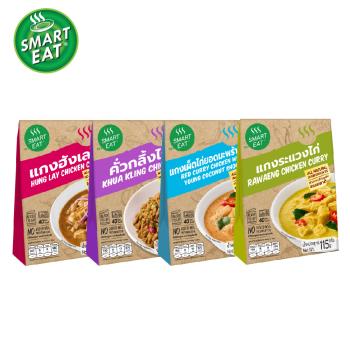 Smart Eat 泰式咖哩雞肉即食調理包 椰香紅咖哩雞/黃咖哩雞/泰緬咖哩雞/泰南乾咖哩雞
