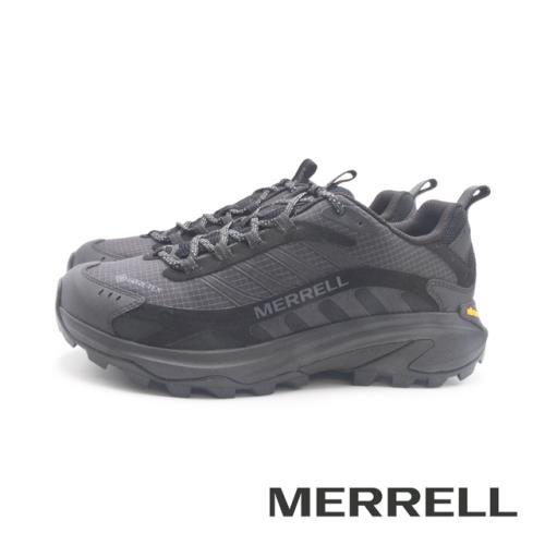 MERRELL(男)MOAB SPEED 2 GORE-TEX抗撕裂防水登山止滑健行鞋 男鞋-黑色