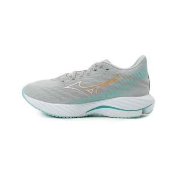 MIZUNO WAVE RIDER 28 寬楦運動慢跑鞋 灰白 J1GD240672 女鞋