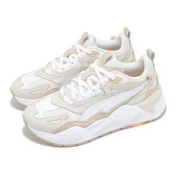 Puma 休閒鞋 RS-X Efekt Lux 女鞋 白 米白 拼接 厚底 復古 老爹鞋 39377106