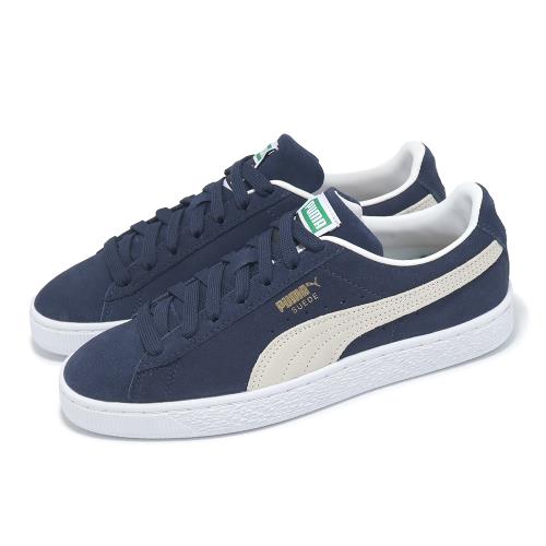 Puma 休閒鞋 Suede Classic XXI 男鞋 女鞋 藍 白 麂皮 復古 板鞋 37491504