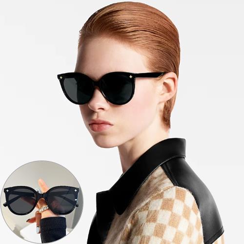 seoul show首爾秀 四葉草貓眼框太陽眼鏡UV400墨鏡 506