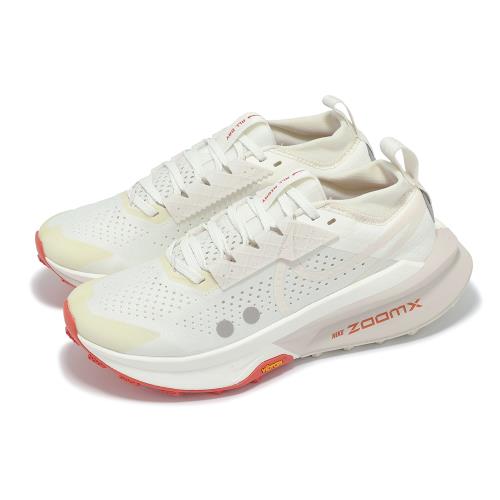 Nike 越野跑鞋 Wmns ZoomX Zegama Trail 2 女鞋 米白 紅 緩衝 抓地 戶外 FD5191-103