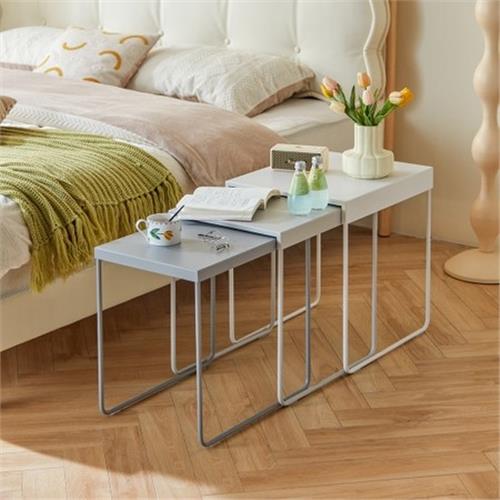 [hoi!]林氏木業創意三色組合茶几 LS843