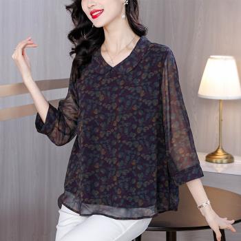 【ALLK 歐楷】新品 印花長上衣 花色(尺寸L-XXL/中大尺碼/涼爽/透氣)