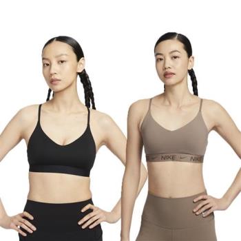 Nike 運動內衣 女裝 輕度支撐 黑/棕【運動世界】FD1063-010/FD1063-233