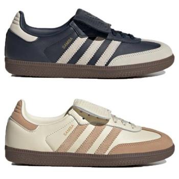 Adidas Samba LT 休閒鞋 女鞋 德訓鞋 翻蓋 藍/奶茶【運動世界】JH5705/JH5706