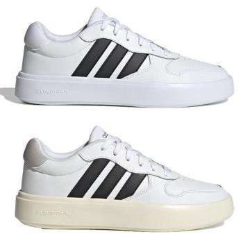 Adidas 休閒鞋 男鞋 女鞋 皮革 Litecourt 白黑/白灰【運動世界】IH0856/JI2162