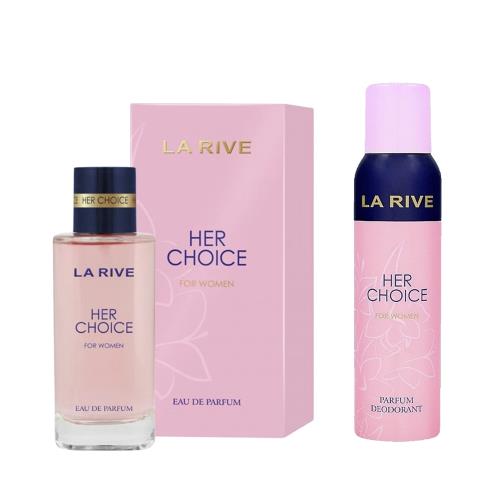 LA RIVE HER CHOICE FOR WOMEN淡香精100ml (贈同款香水噴霧)