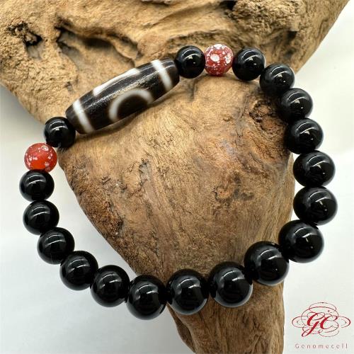 肌容雪】黑色天地天珠手串編號B156|手鍊|ETMall東森購物網