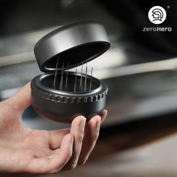 【zeroHero】雷霆佈粉針-58mm-槍灰色 /散粉針/不鏽鋼/咖啡針/旋轉布粉針/散粉器/整粉針/佈粉針/佈粉器