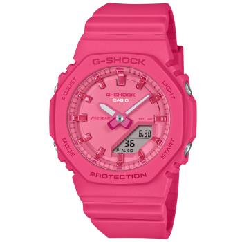 CASIO G-SHOCK 粉色時尚 雙顯腕錶 GMA-P2100PP-4A