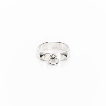 Hermes Collier de Chien銀戒指(56) (H115607B 00056)