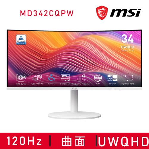 MSI 微星 Modern MD342CQPW 34型