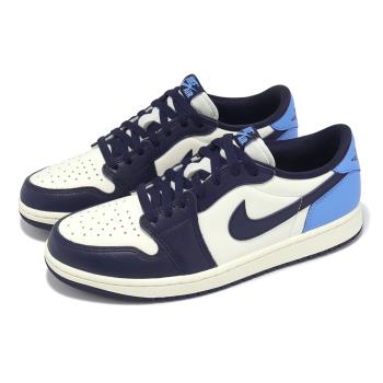Nike 休閒鞋 Air Jordan 1 Low OG 男鞋 Obsidian 深藍 低筒 黑曜石 AJ1 CZ0790-400