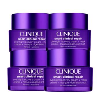 CLINIQUE倩碧 天才超緊無痕眼霜5ml*4入組-航空版