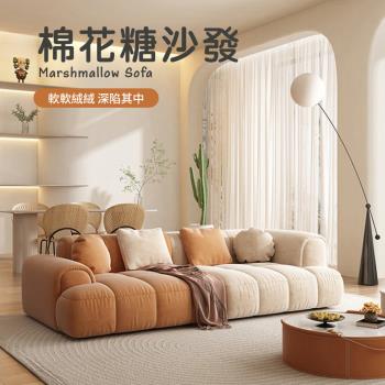 IDEA 菲迪法式雲朵親膚包覆型三人沙發/布沙發(多色任選/加長260CM)
