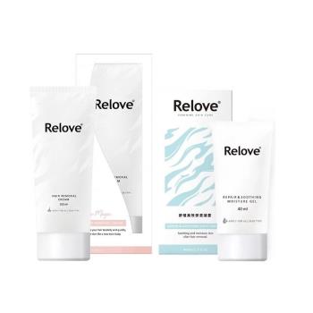 Relove 瞬淨 Ku溜零毛髮霜 200ml+舒潤 私密舒緩凝露 40ml