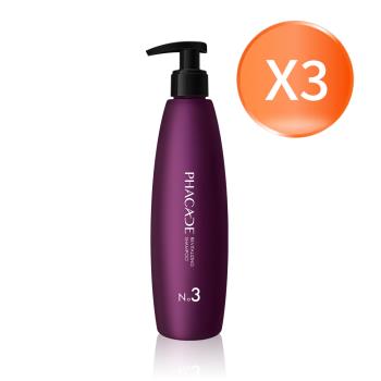 (即期良品) PHACADE 法莎德 3號 頭皮甦活洗髮精 300mlx3