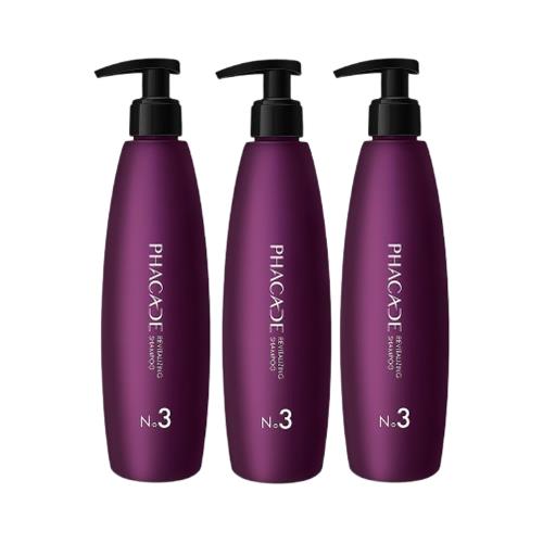 (即期良品) PHACADE 法莎德 3號 頭皮甦活洗髮精 300mlx3