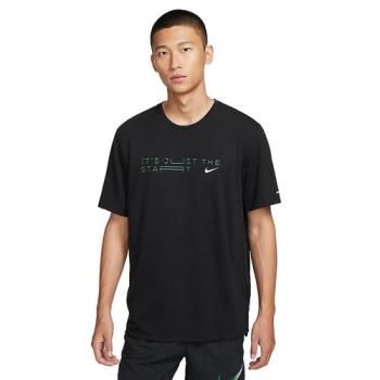 【下殺】Nike 短袖上衣 男裝 排汗 反光 黑綠【運動世界】HF0905-010