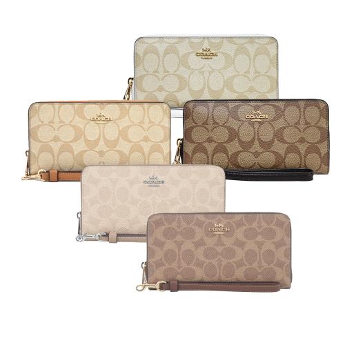 COACH 經典拉鍊手掛式長夾(多色選)