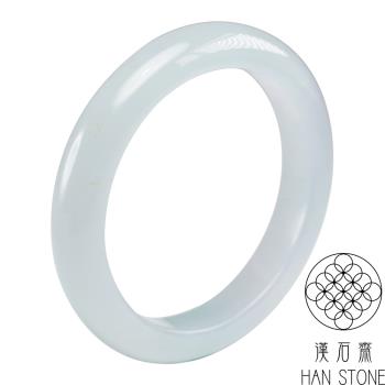 【漢石齋】天然翡翠A貨 手鐲玉鐲 冰種薄意春帶彩(手圍17.9/版寬11.1mm)