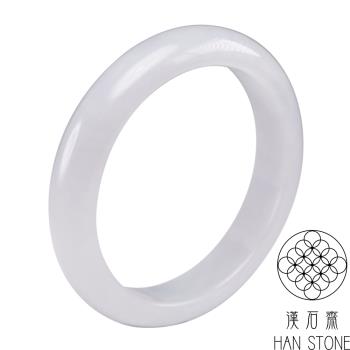 【漢石齋】天然翡翠A貨 手鐲玉鐲 細糯種紫羅蘭(手圍17.8/版寬12.3mm)
