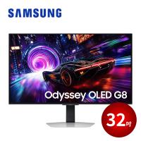 SAMSUNG 32吋 Odyssey OLED G8 平面電競顯示器 S32FG812SC