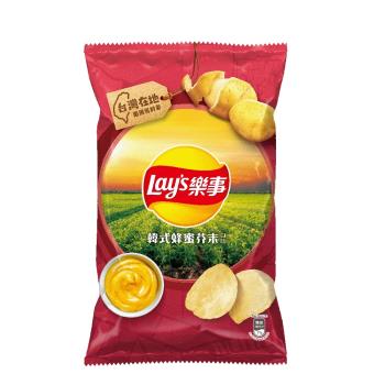 樂事韓式蜂蜜芥末口味洋芋片80G/包