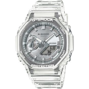 CASIO G-SHOCK 半透明炫彩八角造型計時錶/GA-2100BM-7A8
