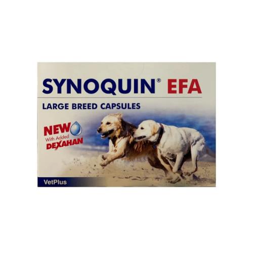 英國SYNOQUIN®EFA舒骼健®EFA專為大型犬設計的營養保健品(體重25公斤以上) 60克【30 膠囊/30X2克錠劑】