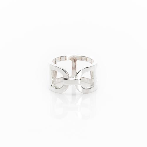 Hermes Ever Chaine dAncre銀戒指(50) (H116619B 00050)
