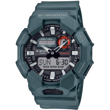 CASIO G-SHOCK 10年電力大錶徑雙顯計時錶/GA-010-2A