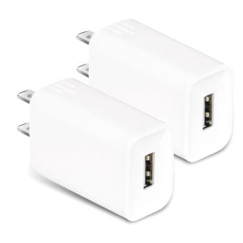 【聖岡科技Dr.AV】2入組USB-511A 智慧 充電器(Android/Apple皆適用 國際通用電壓)