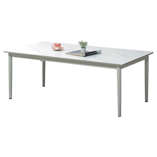 Boden-妮雅4尺鋁合金戶外防水岩板大茶几