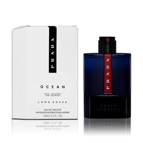 PRADA LUNA ROSSA OCEAN 卓越海洋男性淡香水100ML TESTER 環保